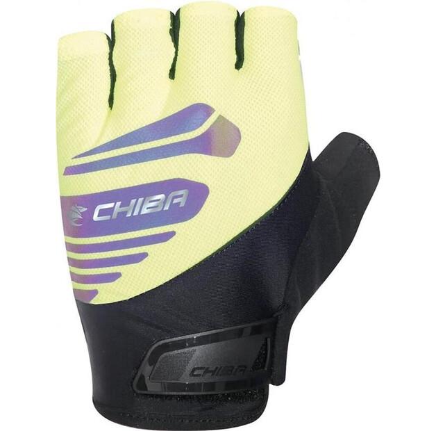 Велосипедные перчатки Chiba Air Plus Reflex желт/черн XL