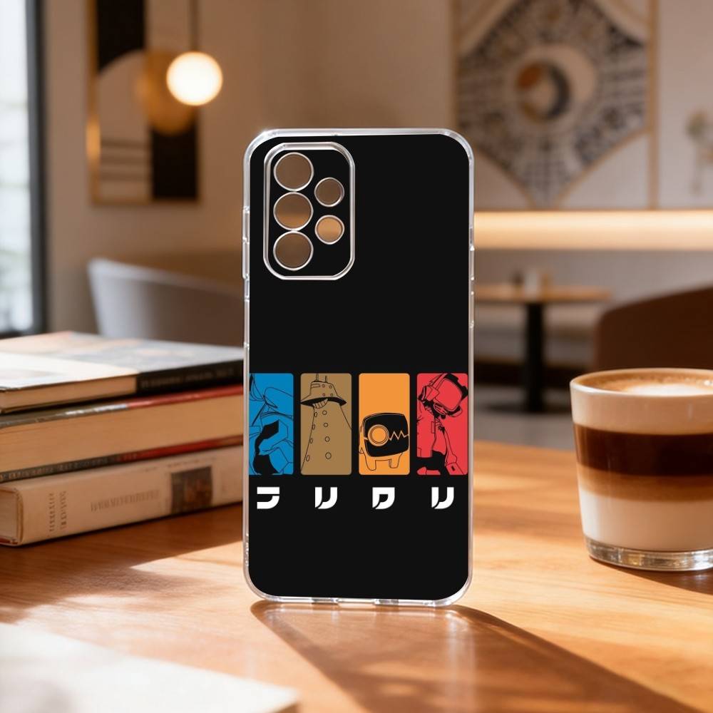 FLCL First L-Love C-Cyber Love  Phone Case For Samsung S25,S24,S21,S22,S23,S30,Ultra,S20,Plus,Fe Transparent Cover