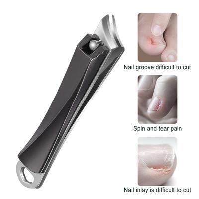 Eagle-Beak Nail Clippers Stainless Steel Precise Cutting with 45-Degree Sharper Edge Oblique Tip Nail Clippers