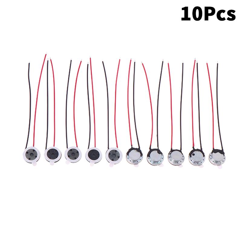 5/10 Pcs 8 Ohm 0.5/1W Round Speaker 10Mm Mini Ultra-Thin Loudspeaker Horn For Mobile Phone Computer Diy Repair