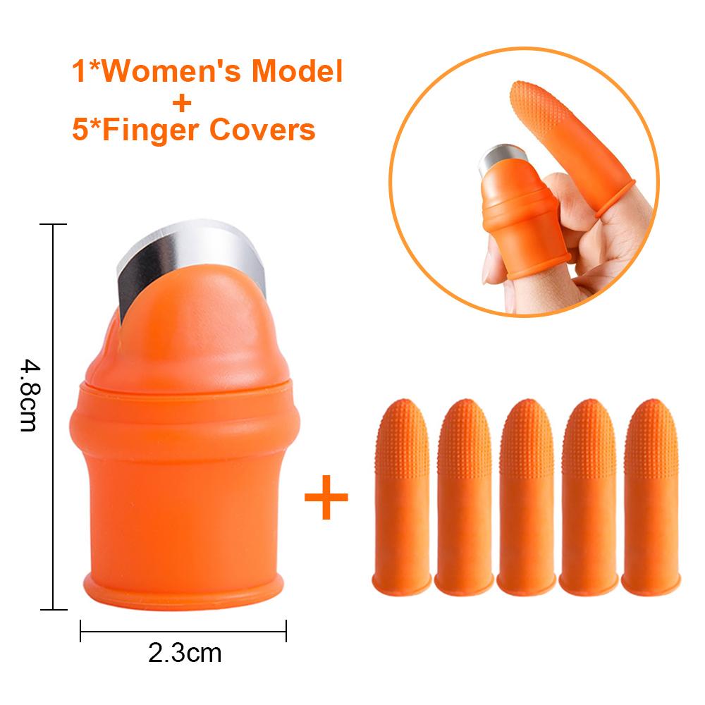 Silicone world 5PCS Silicone Finger Protector Sleeve Cover Anti-cut Heat Resistant Anti-slip Fingers Cover For Kitchen Tools