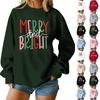 Women's Loose Comfortable Casual Fashionable Character Printing Round Neck Long Sleeved Sweatshirt