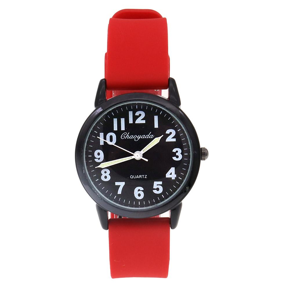 New Digital Fashion Children Boy Girls Quartz Watch Simple Leisure Sports Silicone Strap Women's Wristwatch