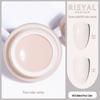 Ice-Clear Solid Cat's Eye Nail Polish - Smooth Cream Color Glue