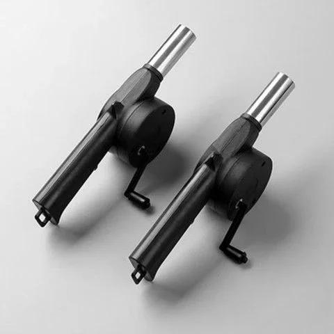 Outdoor Barbecue Portable Manual Blower Picnic Charcoal Combustion Fan Small Blower Combustion Tool BBQ Camping Accessories