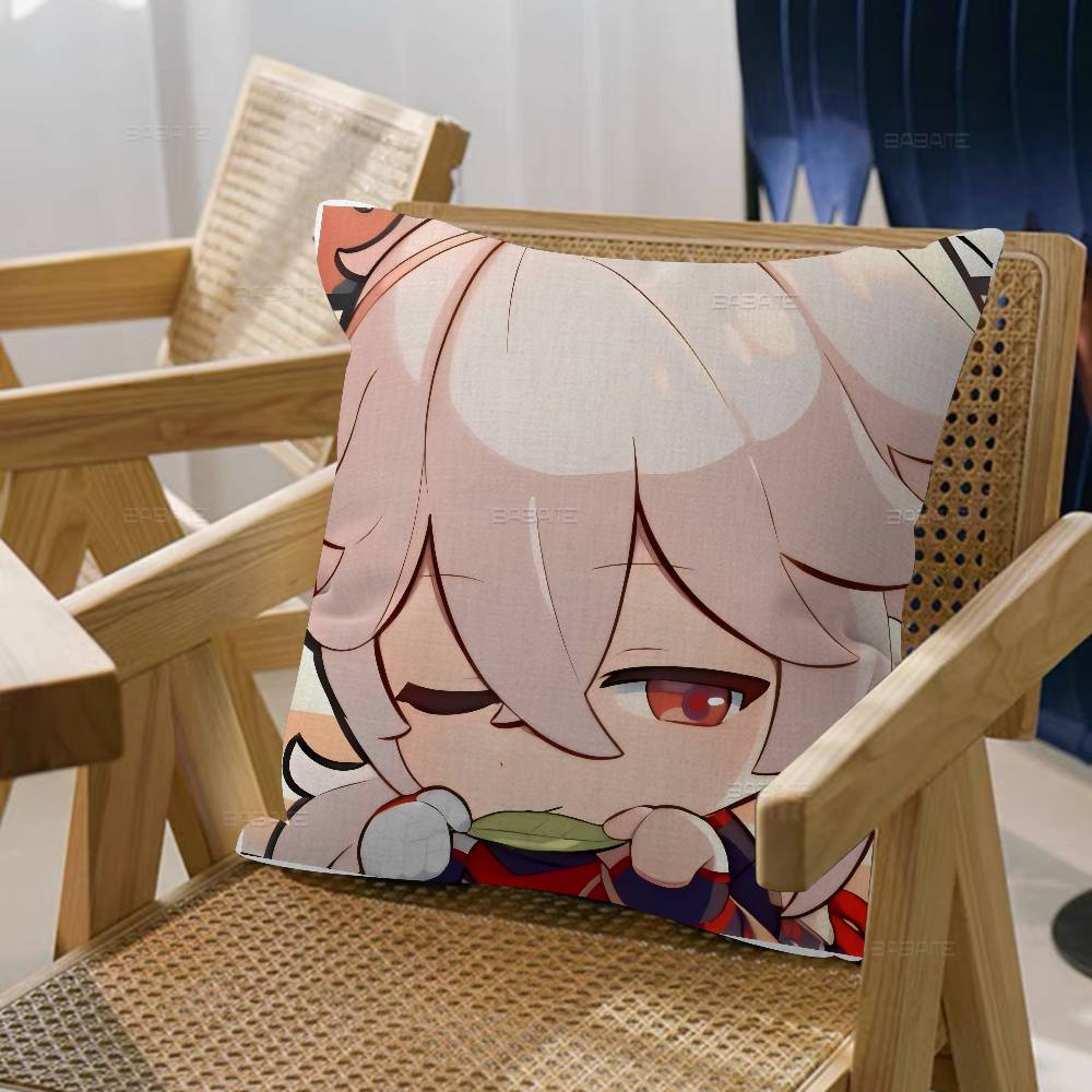 Kaedehara Kazuha Genshin Impact Pillow Cover Sofa Cushion Cover Home Room Decoration Children Gift