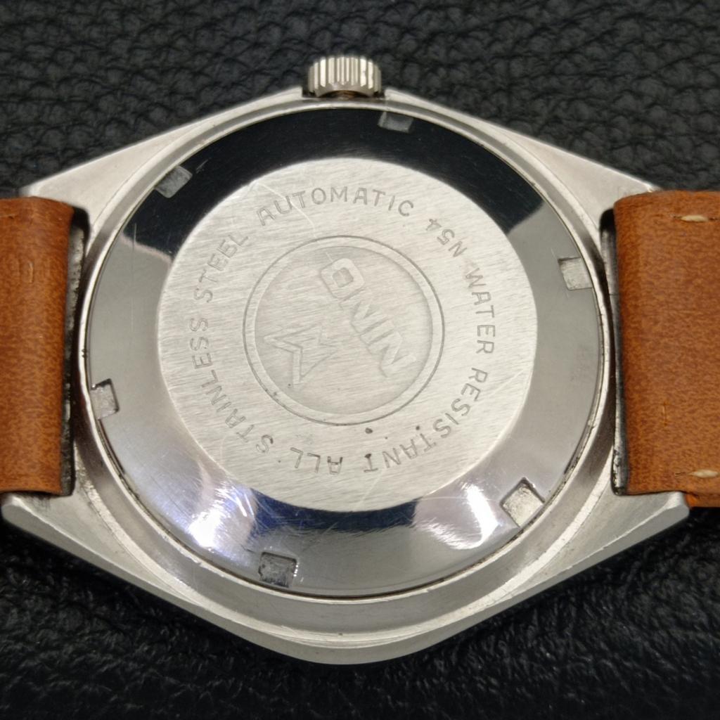 OROLOGIO VINTAGE NINO AUTOMATICO SVIZZERO DA UOMO QUADRANTE ORIGINALE a700142-5
