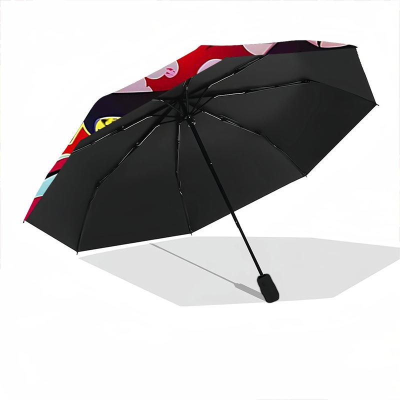 1pc Vibrant Anime Character Automatic Opening and Closing Umbrella - Suitable for Various Occasions, Outdoor Activities, Lightweight and Durable