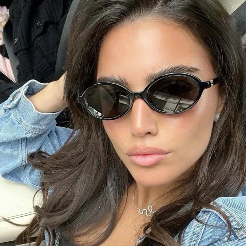 Round Gradient Sunglasses Women Vintage Oversized Men Mirror Retro Fashion Luxury Brand Eyewear