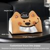 Modern Leather Tissue Box With Design For Living Room And Bathroom Decor