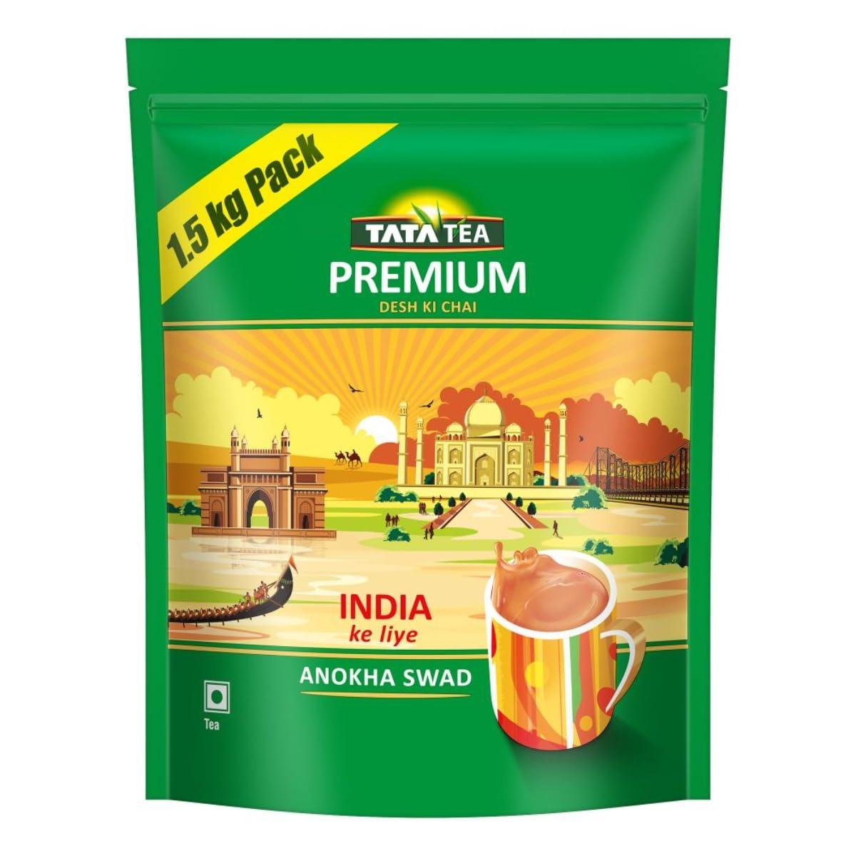 Tata Tea Premium | Desh Ki Chai | Unique Blend Crafted For Chai Lovers Across India | Black Tea | 1.5kg 1.50kg
