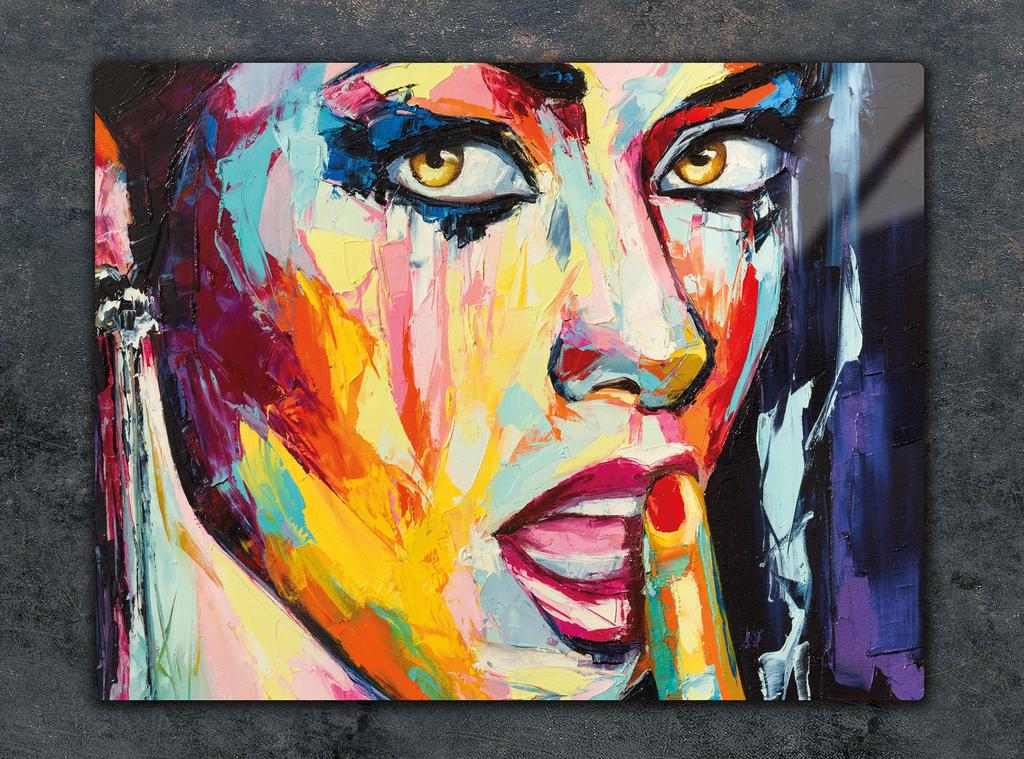 SZKLANA DESKA DO KROJENIA 52x40 KOBIETA