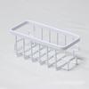 Suction Cup Sponge Holder Wall Mount Kitchen Sink Stainless Steel Drain Rack Storage Basket Organizer Water Drying Dish Rack