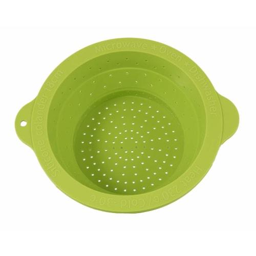 tone 18cm Foldable Silicone Strainer SG-01 (Green)