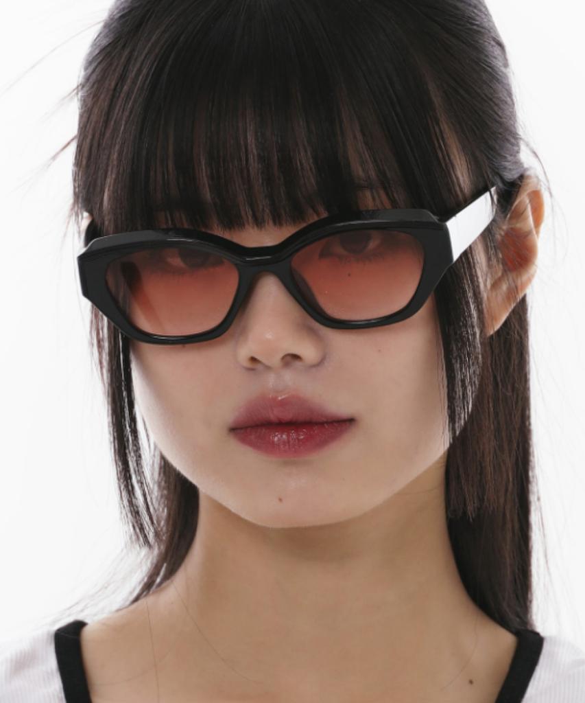 Hangeul Geek Chic Square Sun Black Pink