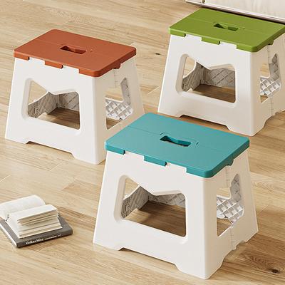 Portable Plastic Folding Stool Outdoor Camping Stool Chair Seat Home Bathroom Kitchen Garden Camping Kids Adults Chair