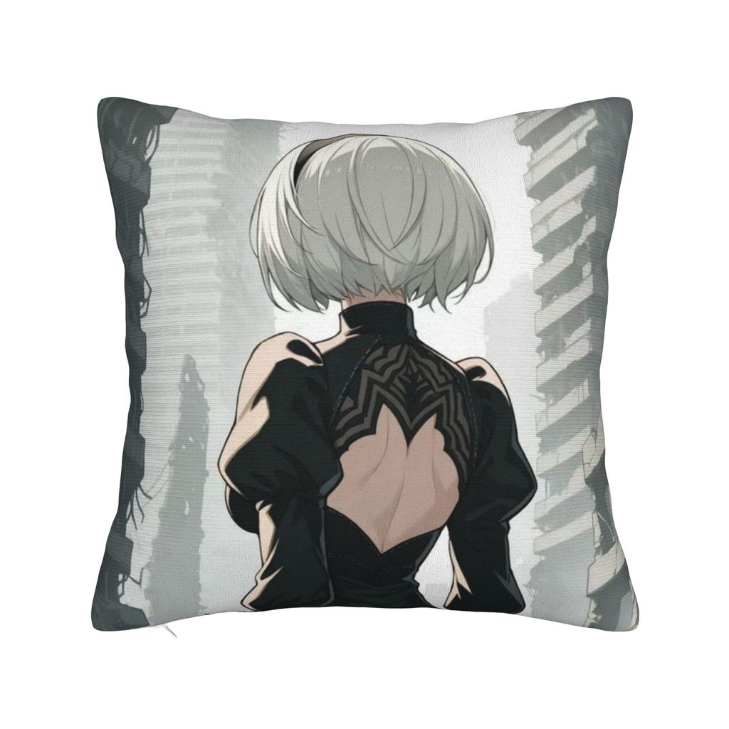 Nier Automatas Pillow Cover Fashion Pillow Case For Living Room Chair Custom Pillowcases Gift