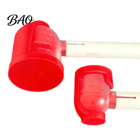Shaker Cup Filling Attachment Adjustable Protein Powder Scoop And Funnel Dispenser Set, Measuring Tool with Extendable Handle for Powder, Shakes,