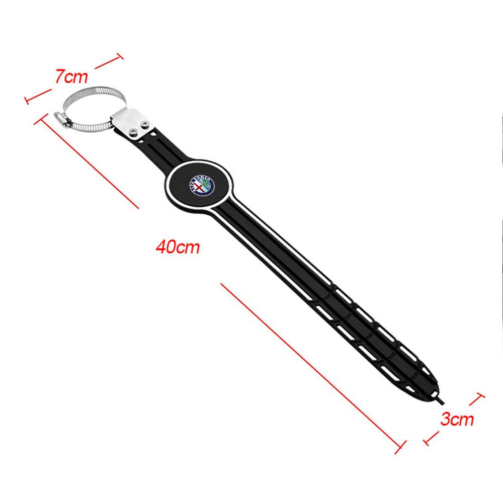 WEJKM1 1pc New Car Adjustable Anti Static Strip Exhaust Pipe Earth Belt For Alfa Romeo 159 Giulietta Mito 147 Stelvio Sportiva Styling