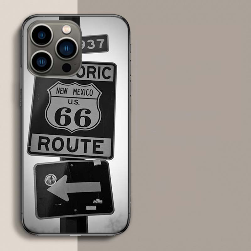 

Чехол для телефона America Route 66 Для iPhone 17 Air 15 Pro 14 Plus 16 Pro Max 17E 16E 12 13 Mini 11 Чехол Милый Fundas iPhone 17