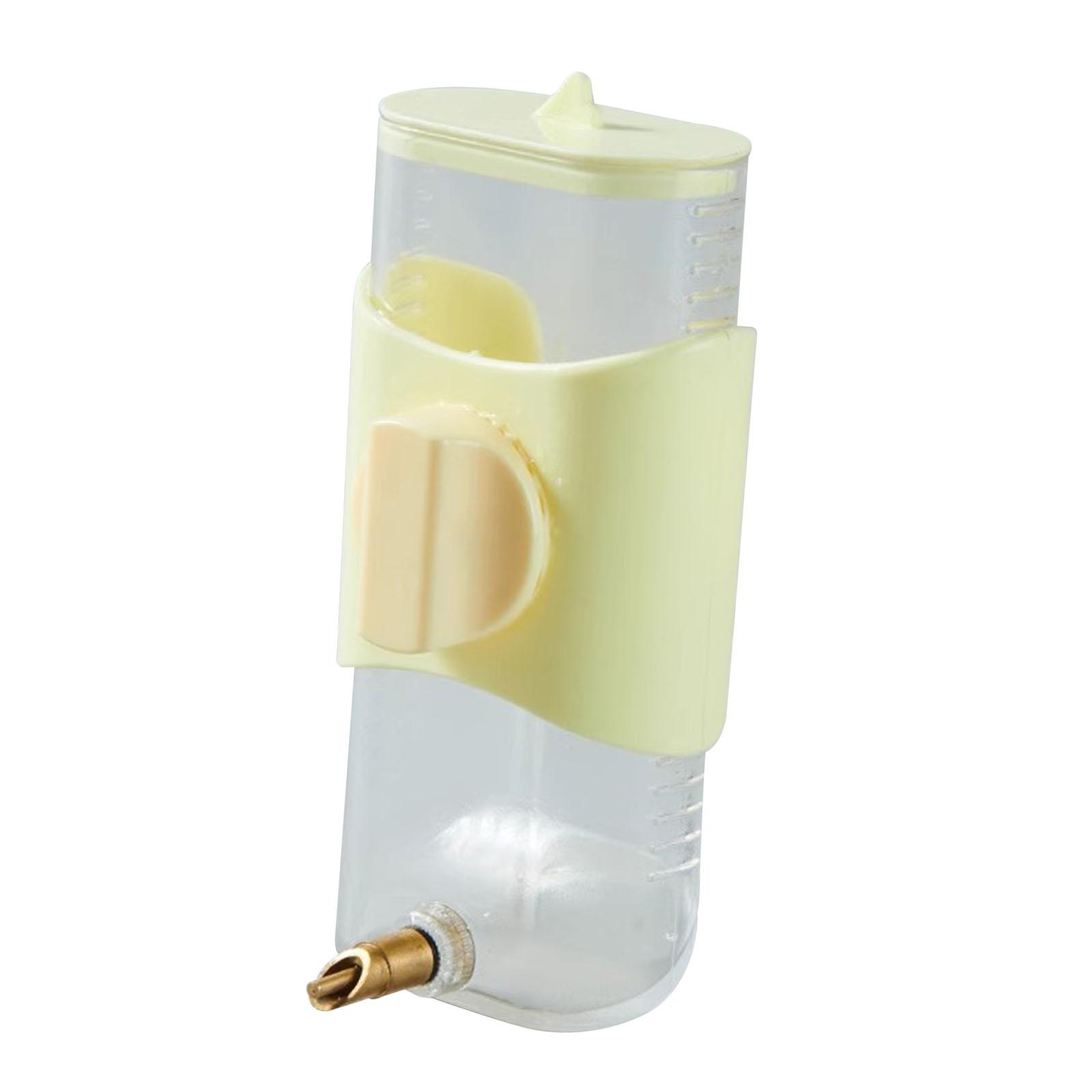 

Pet Bird Water Feeder Practical Convenient Drinking Device Bird Feeder for Canary Finch Cockatiel Budgie Lovebirds Parakeet жовтий