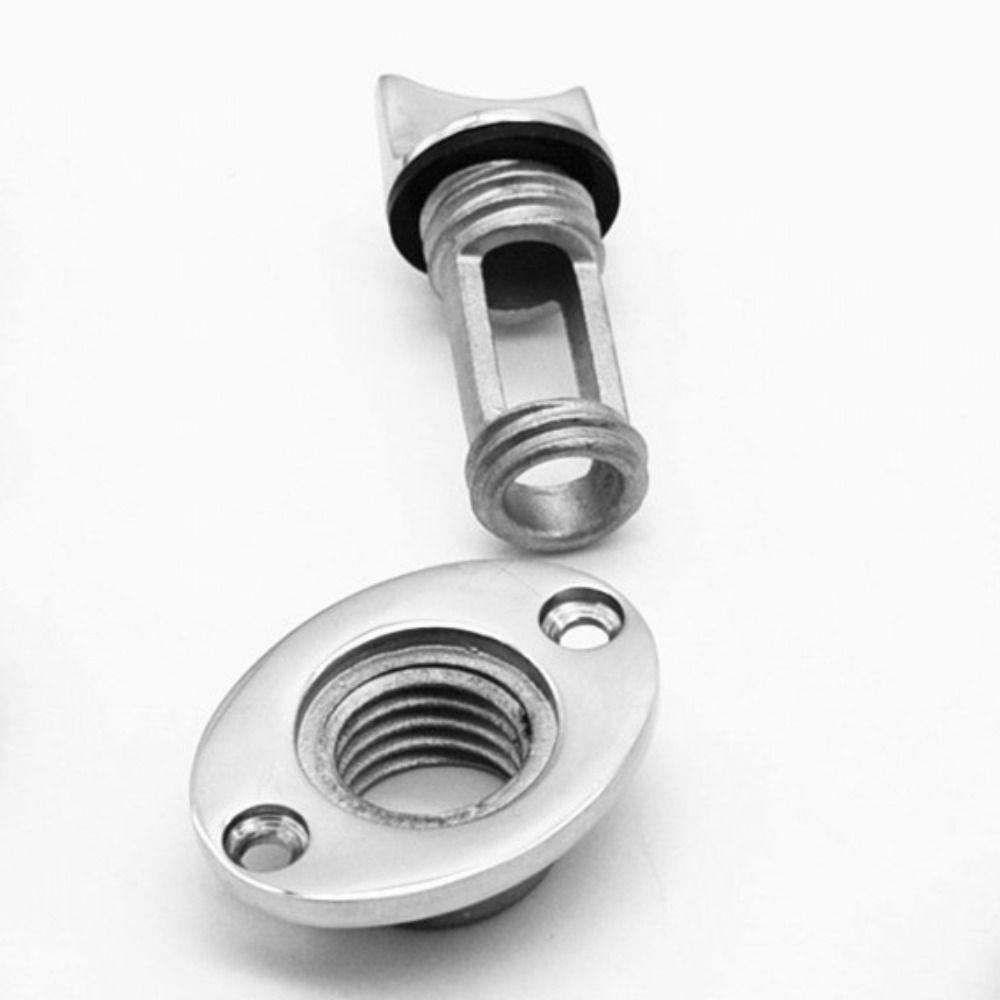 Stainless Steel Bung Hole Rubber Material Boat Drainage Drainage System Drain Plug Dinghy Boat