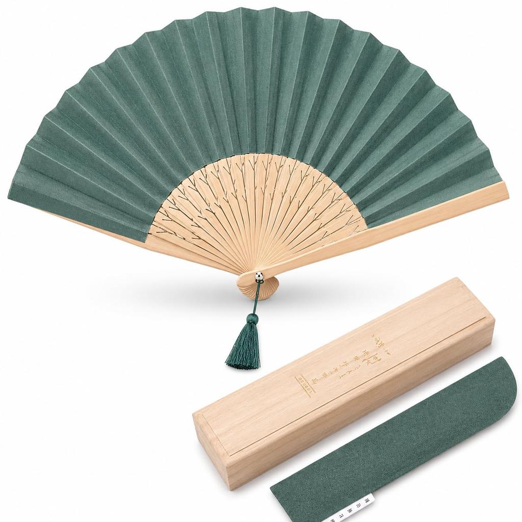 Nishikawa Shoroku Shoten koeda fan paulownia box pouch Mothers Day gift summer use