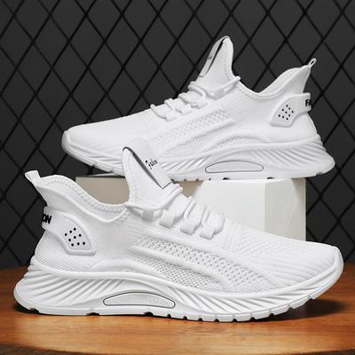 Herren Casual Sportschuhe Atmungsaktive Leichte Turnschuhe Outdoor Fliegenweben Laufschuhe Athletisch Jogging Tenis Wanderschuhe
