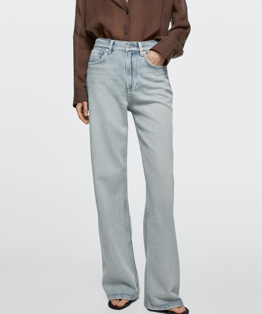 Masimodutti High-Waisted Wide-Leg Jeans