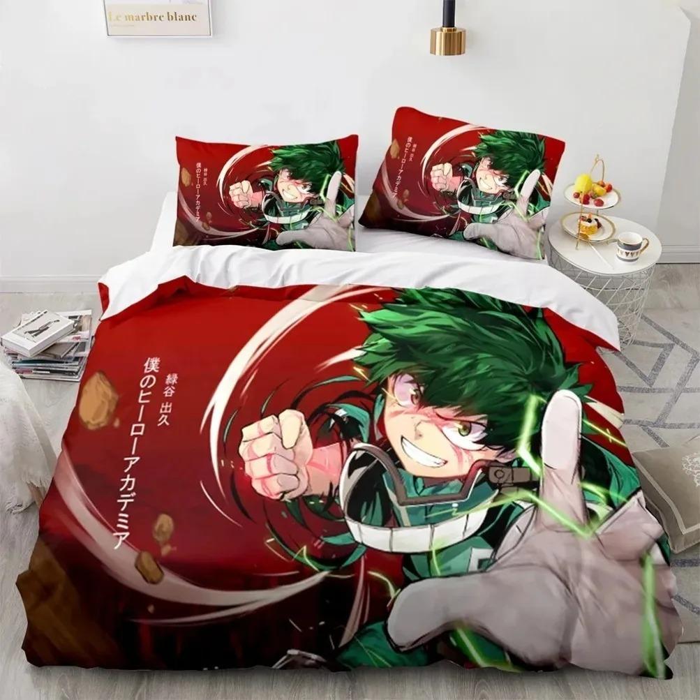 

Comforter Anime My Hero Academia Bedding Set For Bedroom Soft Modern S Comefortable Kids And Comforter (quilt)-EU Single(135*200cm)3pcs