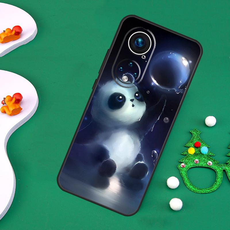 Panda cute Case For Honor 200 Lite 50 70 90 X9c X9b X9a X8a X8b X7a X6a X8 X9 Magic 7 5 6 Pro Cover