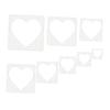 8 Pieces Stencils for Painting Geometric Templates Easy to Clean Patterns for on