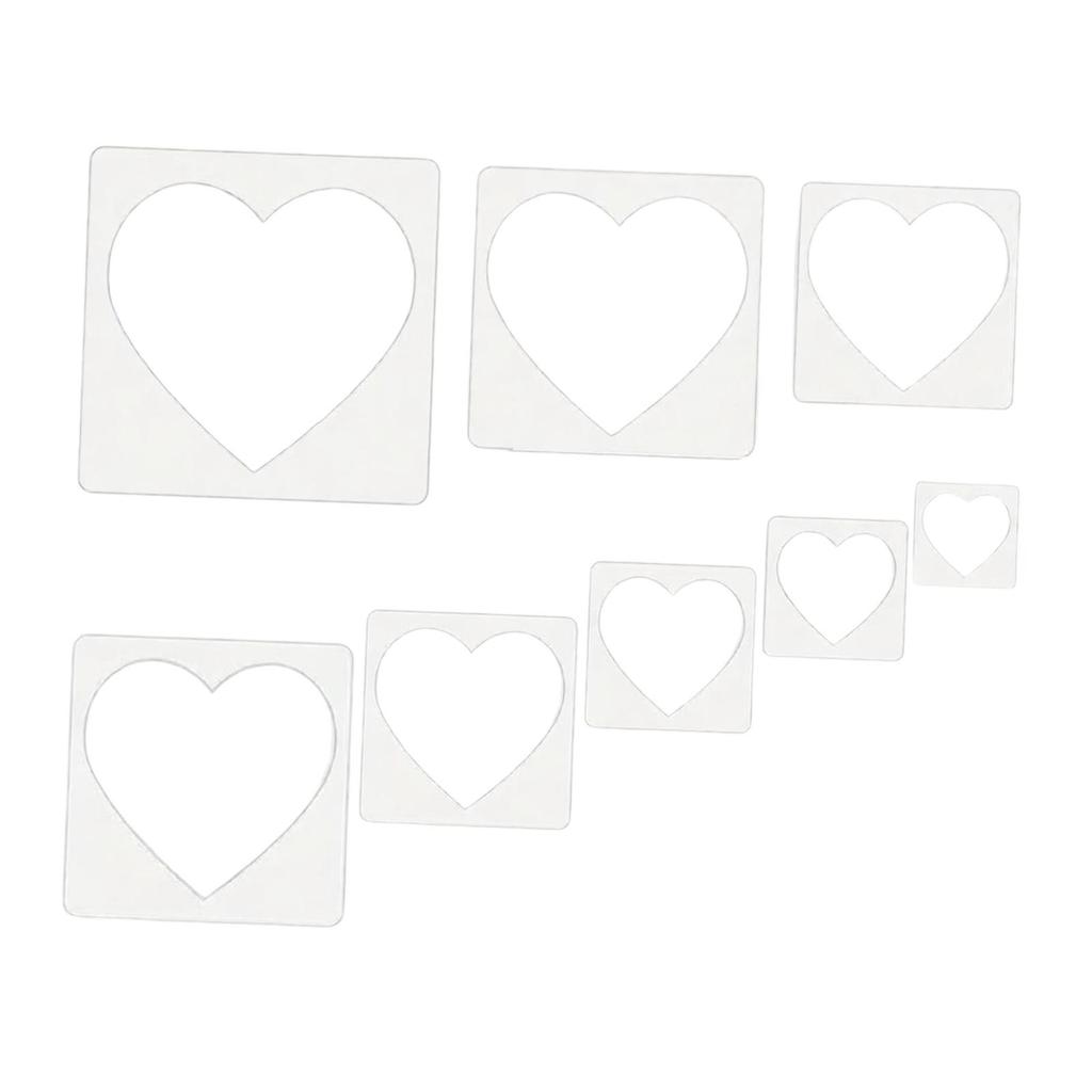 8 Pieces Stencils for Painting Geometric Templates Easy to Clean Patterns for on