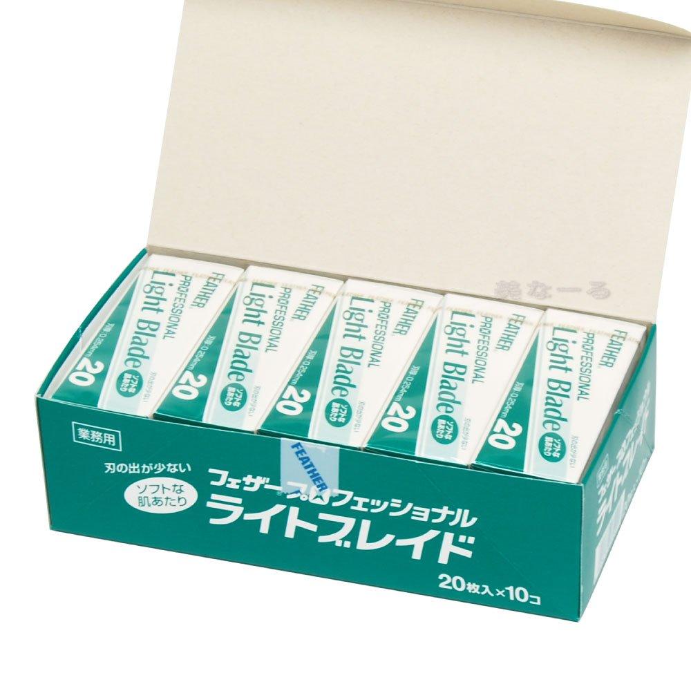 

Лезвия Feather Professional Light Blade 20 штук толщина x 10 штук (Лезвие 0,254 мм)