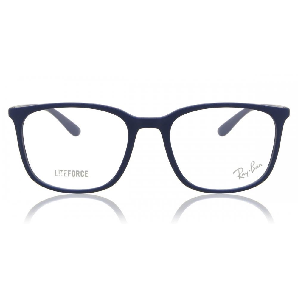 

Ray Ban Rx7199 5207 Unisex Eyeglasses Matte Dark Blue/52-18-145