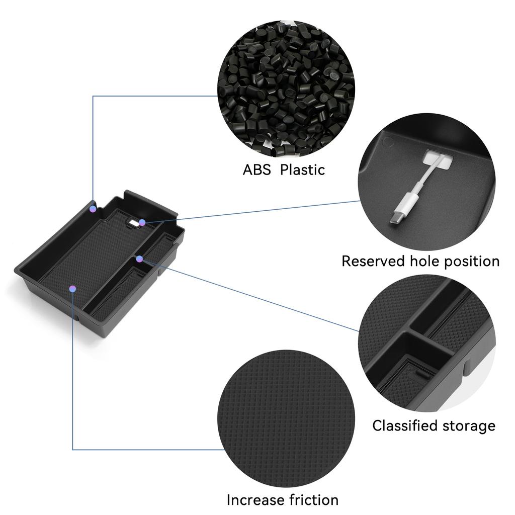 For BYD Sealion 07 EV 2025 2025 Center Console Armrest Storage Box Car Storage Tray Organizers Tidying Interior Accessories