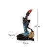 Resin Ethnic Style Ornaments African Women Sculptures People Figurines Office Desktop Living Room Home Decor Friend Gift