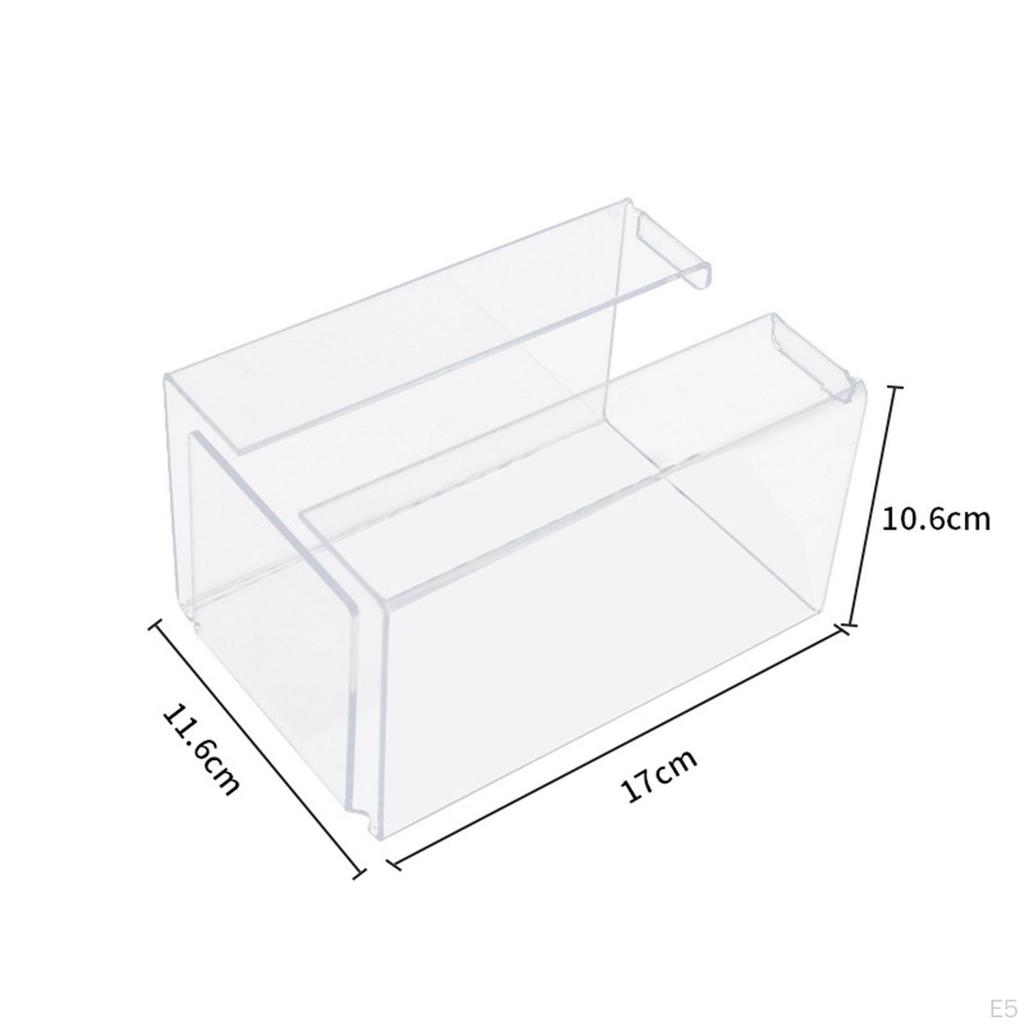 Acrylic Tissue Box Cover, Light Luxury Modern Napkin Dispenser Facial Holder