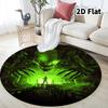 Alien Round Area Rug Carpet Rug For Living Room Bedroom Sofa Playroom Decor Nonslip Floor Mat