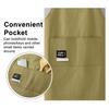 Kitchen Apron Waterproof Cooking Apron with 2 Large Pockets Adjustable Lace-Up Design Oil And Water-Repellent Unisex Apron for Cooking And Outdoor