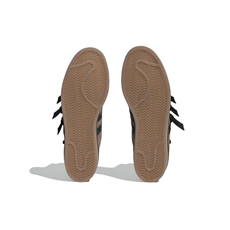 Adidas Originals Melting Sadness X Superstar Series Rabbit Hole Series Classic Shell Toe High Top Sneakers Unisex Sneakers Brown FZ6577