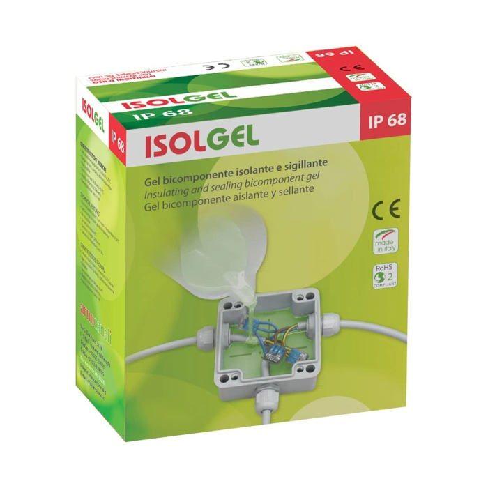 Boite de dérivation - arnocanali - gi-box100 - ip68 - 20 kv/mm - 9,5 x 18 x 20,5 cm