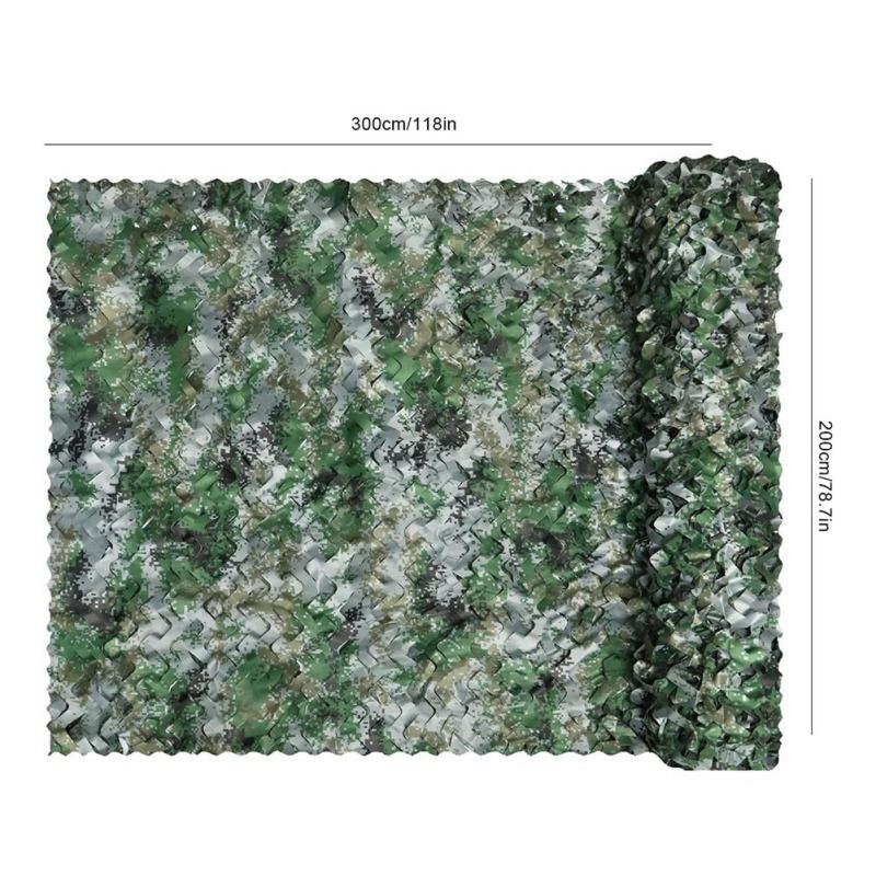Filet d'ombrage en maille de Camouflage forestier, filet d'ombrage de Camouflage de Jungle, filet d'abri solaire