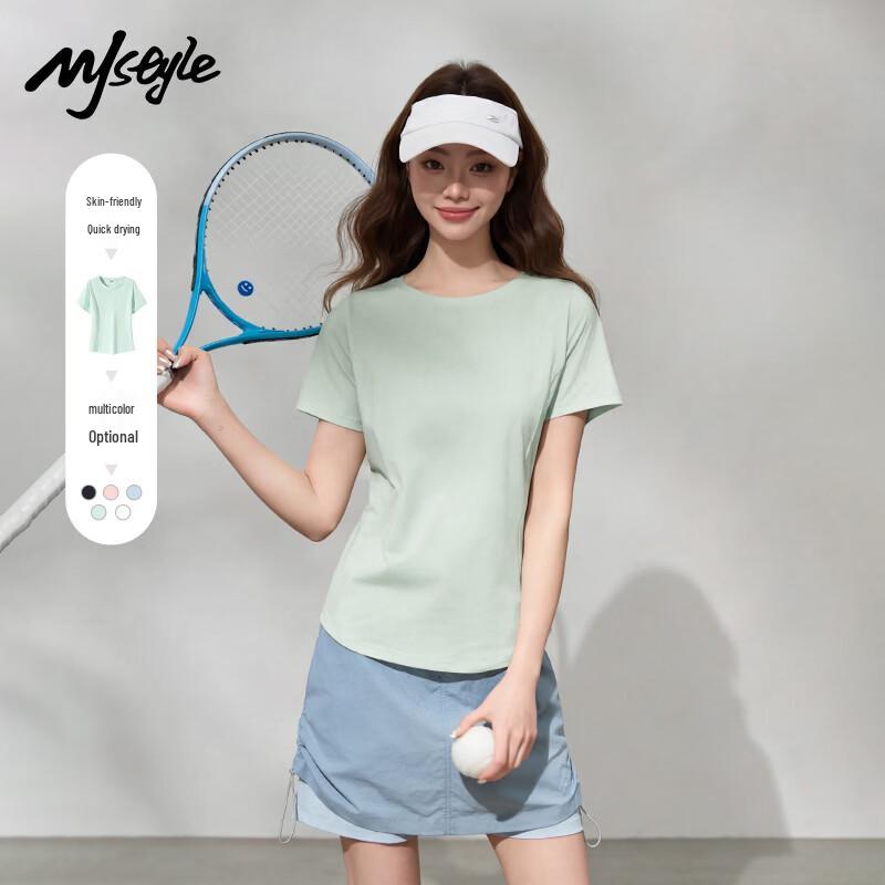 MJ STYLE Women s Quick-Dry Sports T-Shirt L