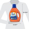Premium Clean Laundry Detergent Enzyme Power Stain Remover Odor Eliminator 80 Loads Original Liquid Wash Deep Clean Family Size