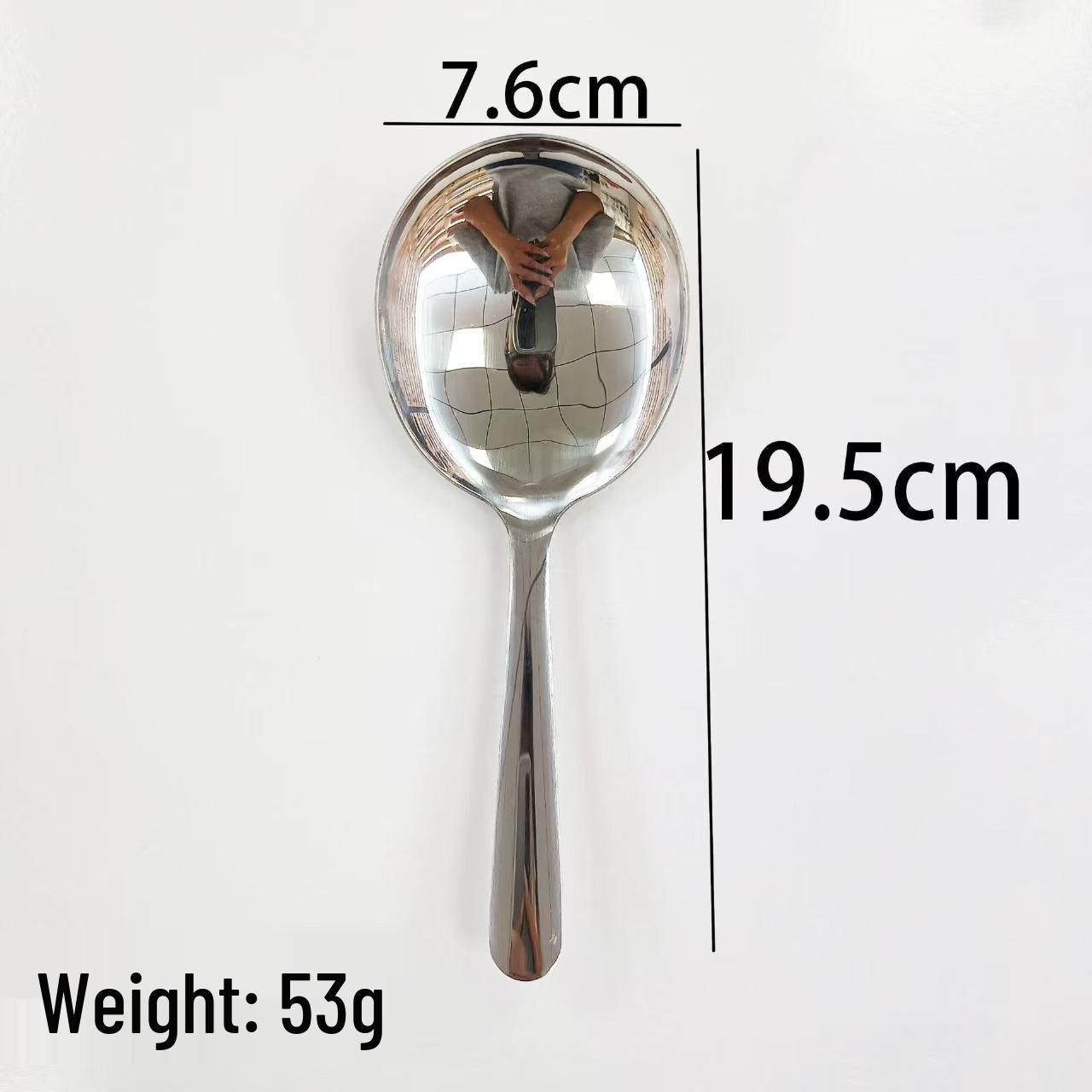

Stainless Steel Large Head Soup Ladle Strainer with Short Handle - Deepened Scoop for Noodles and Flour