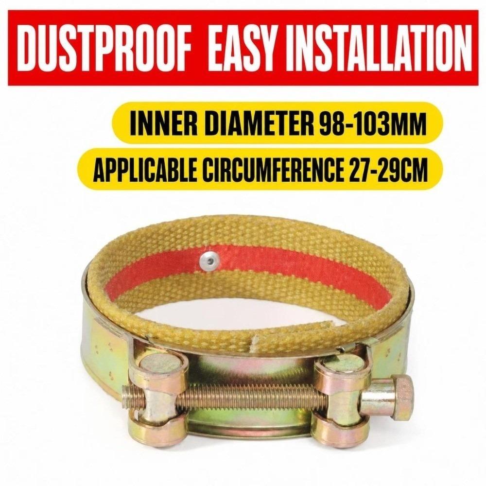 Thick Excavator Dust Boot Wear Proof Grease Isolate Pin Joint Dust Guard Clamp Lock Easy Mount Heavy Machinery Seal Cap