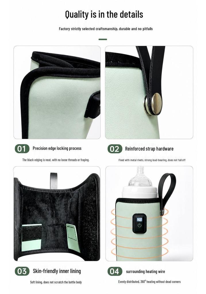 Seven-Speed USB Portable Baby Bottle Warmer