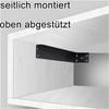 1 Pair Multi-size Floating Shelf Support Bracket 90 Degree Corner Brace Wall Mount  Bathroom