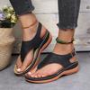 Wedges Shoes for Women High Heels Sandals Summer Shoes 2025 Flip Flop Chaussures Femme Platform Sandals Plus Size 35-43